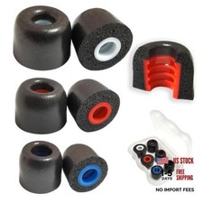 Memory Foam Earbuds Tips Replacement Fit 4.0mm-5.5mm Isolation Noise 4.0-LMS