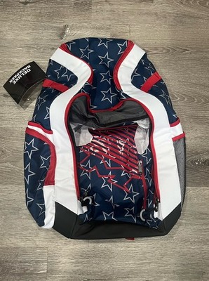 Miken Slowpitch Backpack Stars & Stripes Baseball Softball Fastpitch 4 bats New