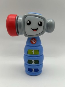 Fisher-Price Laugh & Learn Tap & Learn Hammer Toy Sounds & Light Works!