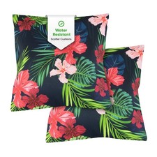 Image of 2x Gardenwize Outdoor Scatter Cushions Printed Tropical - GW331