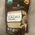 Navitas Organics Unsweetened Organic Cacao Powder  Organic, 16 oz NEW Exp 8/27 — photo 2