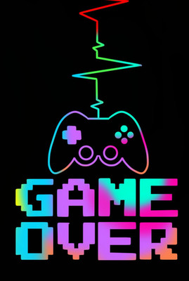 Game Over: Retro Pixel Art Gaming Notebook Perfect for Notes, Logs and Ideas. Ga