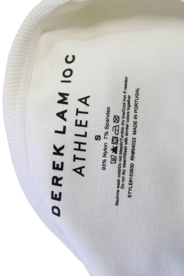 Camiseta sin mangas pulóver blanca talla pequeña Derek Lam 1OC Athleta para mujer Foto 4 de 4