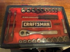 Vintage Craftsman 33429 29pc 38 Drive Sae Metric Socket Tool Set Usa Vintage Craftsman 33429 29pc 38 Drive Sae Metric Socket Tool Set Usa