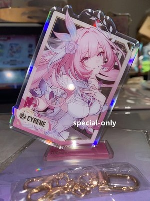 Official Honkai: Star Rail Interstellar Journey Cyrene Acrylic Keychain Stand