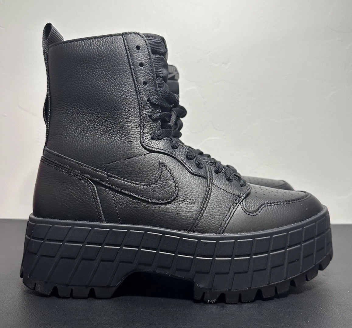 Jordan 1 Brooklyn High Triple Black W for sale | eBay
