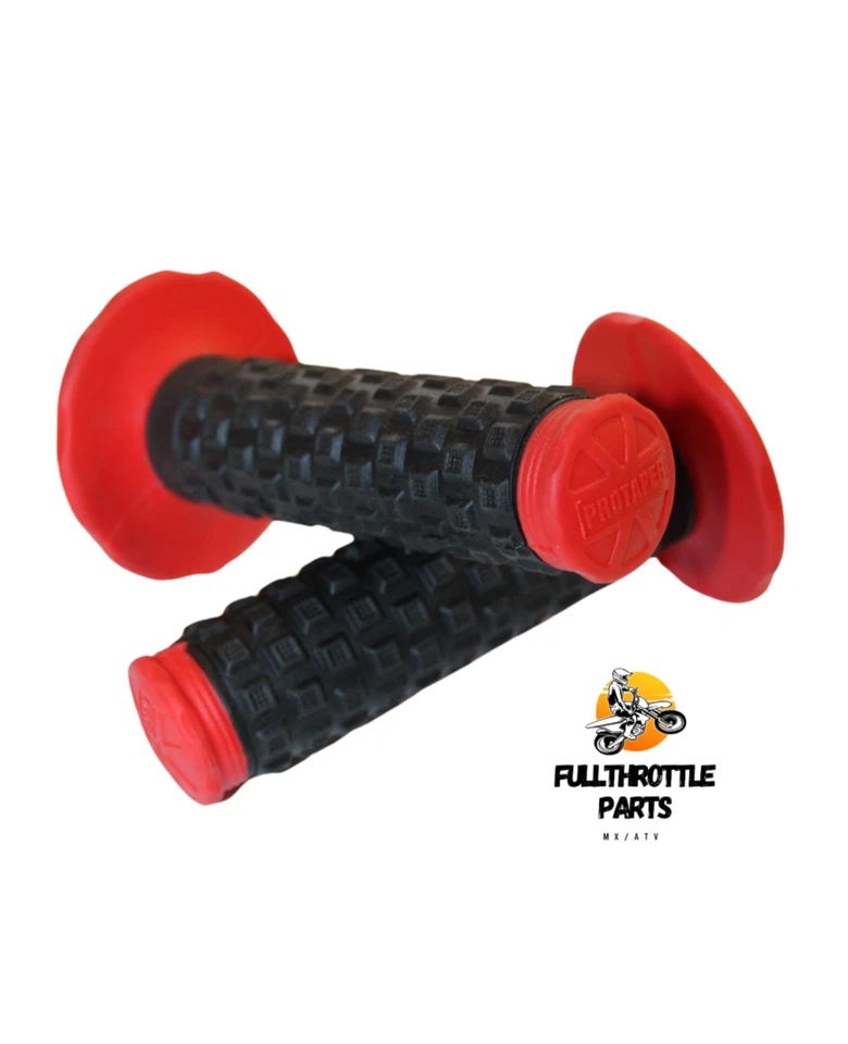 Pro Taper Pillow Top Red Dirt Bike Hand Grips 7/8" (22mm) - YZ CRF KX KTM RMZ - Image 2 of 4