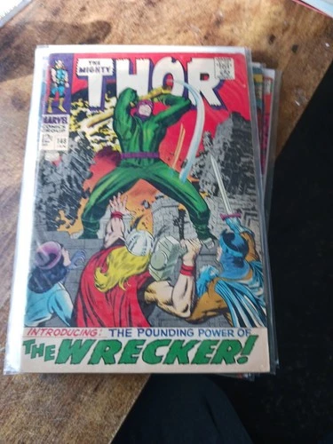 Lot Of 7 VINTAGE MARVEL COMIC Books.  The Mighty Thor. ...