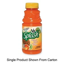 Marjack Mjk-5516 Campbell's V8 Splash Fruit Juice - Tropical - 16 Fl Oz - 12 /