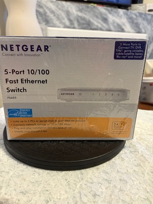 Netgear FS605 V3 5-Port 10/100 Mpbs Switch NEW Sealed.    G 1