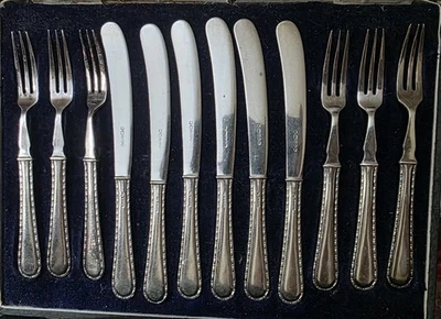 Deykin & Harrison 1899 Hallmarked Lovely Antique Dessert Tea Set - Image 1 of 2