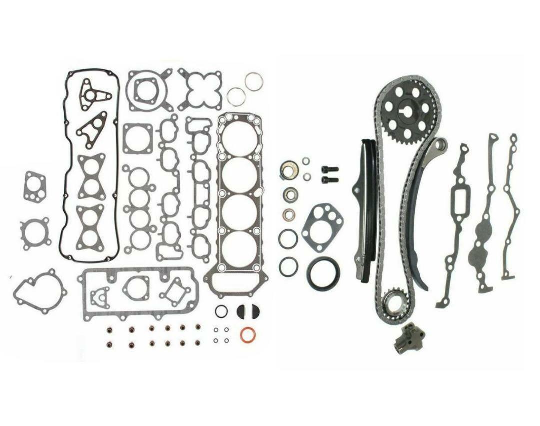 Fit 89-97 Nissan 240SX Pick Up 2.4L SOHC KA24E Head Gasket Set - Foto 7