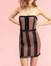 NWoT FREE PEOPLE City Lights Tube Strapless Sheath Dress Size 0