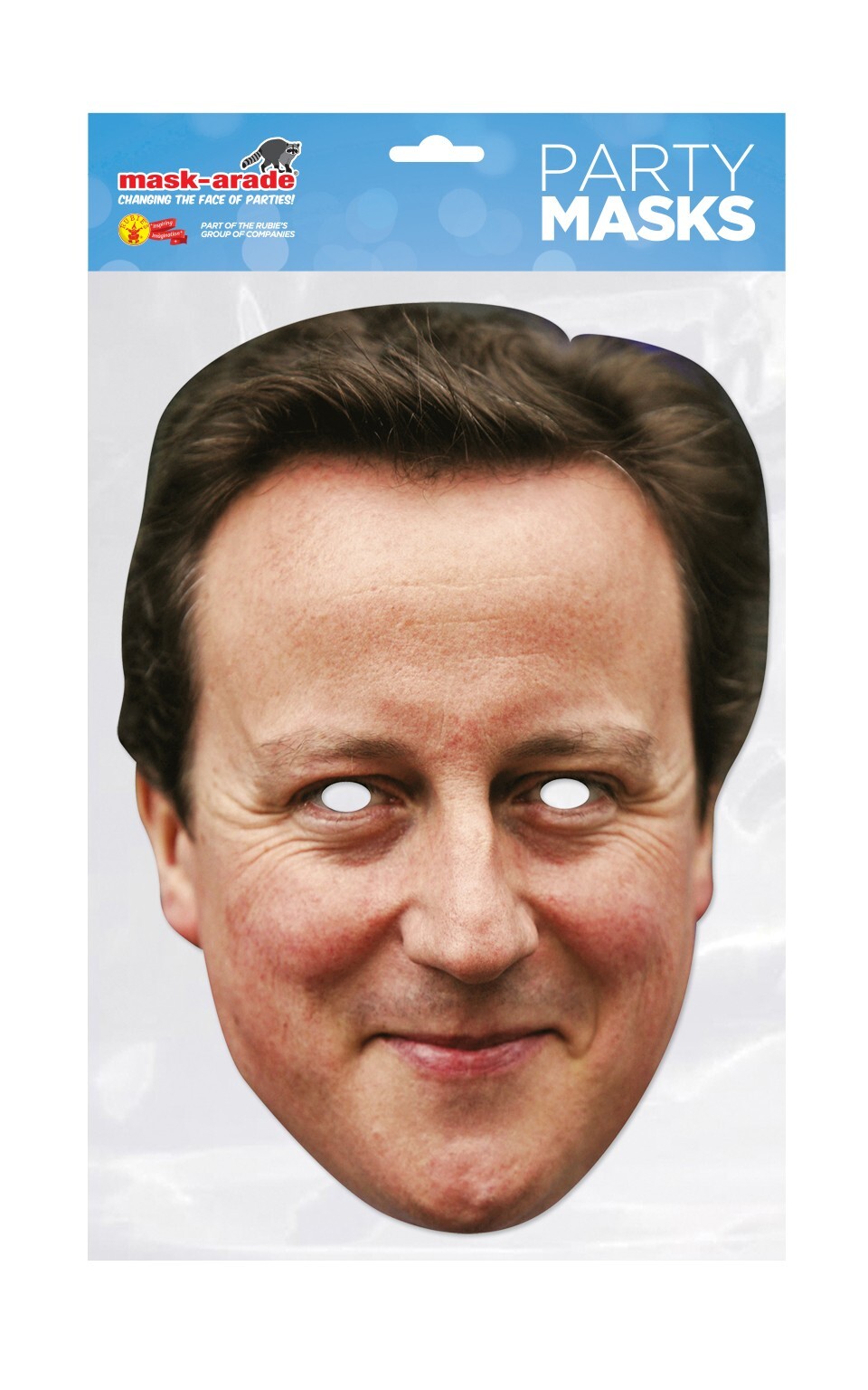David Cameron British Politician Single 2D Card Party Face Mask