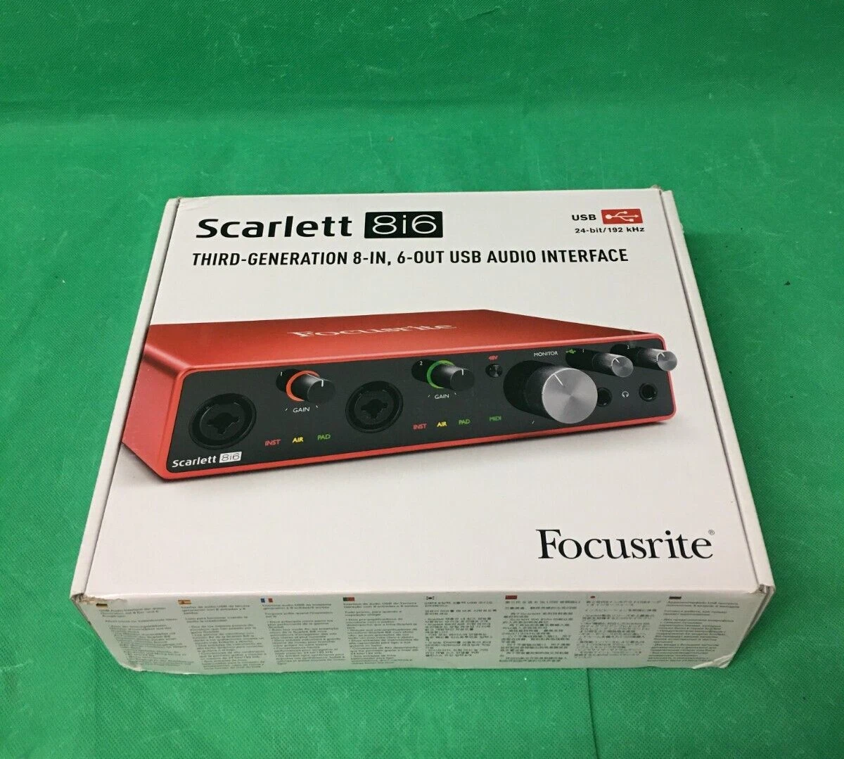 Focusrite Scarlett 8i6 3rd Gen USB Audio Interface *PLEASE READ