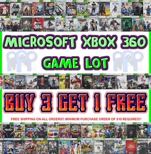 Xbox 360 Game Lot | Buy 3 Get 1 Free | Free Ship $25+ | Resurfaced