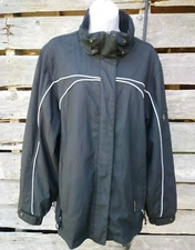 Zero Xposur Element Protector Jacket Black and Gray Fleece Lined Men Medium