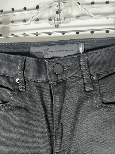 Alexander black crop denim jeans size 24 - Picture 6 of 11