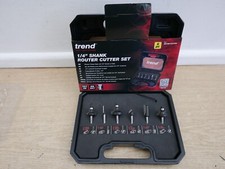 TREND SS11 X 1/4 SET/SS11X1/4TC ss11 TCT 6pce router cutter bit starter set 