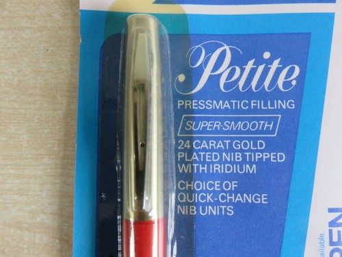 Red / Silver Platignum Petite Fountain Pen in Sealed, Unopened Pack. - Picture 2 of 5
