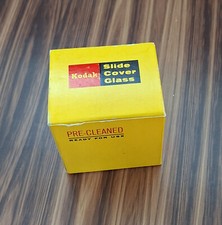 Kodak Slide Cover Glass thin B351, 50 sheets, 2x2 inches NOS Open Box