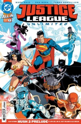  	JUSTICE LEAGUE UNLIMITED #1 CVR A DAN MORA  *11/27/24 PRESALE