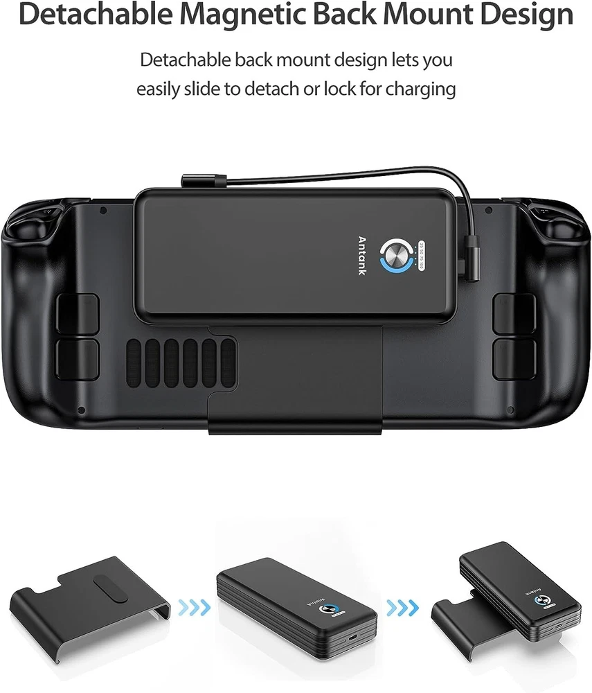 20000mAh Magnetic Power Bank PACK 45W PD 3.0 Fast 3.0 Charging  for Steam Deck