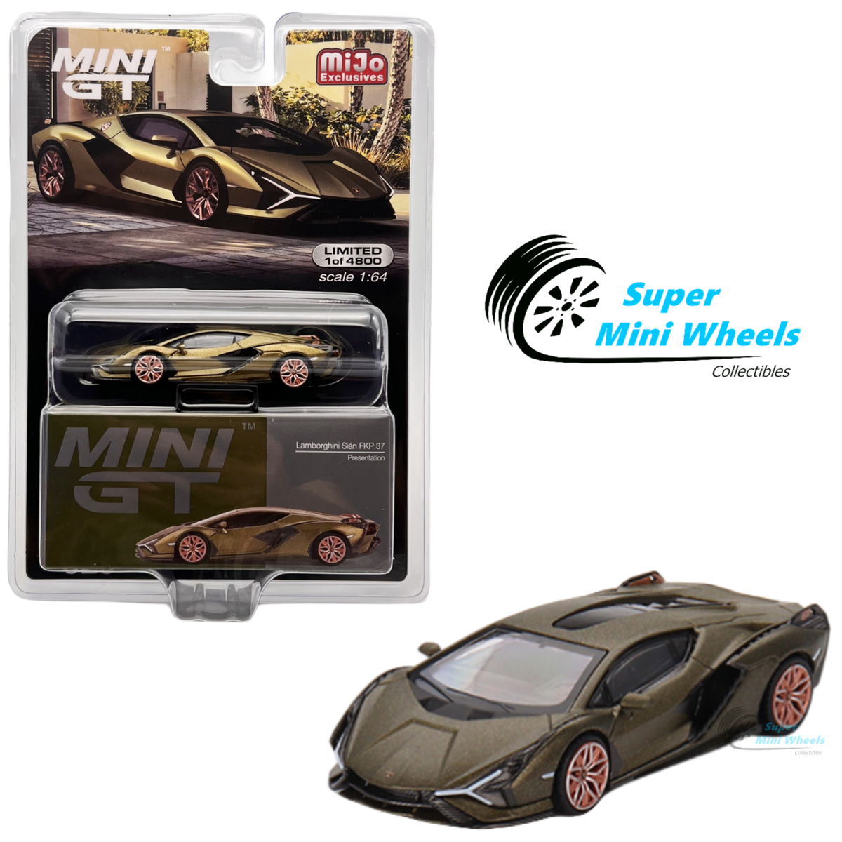 Mini GT 1:64 Lamborghini Sián FKP 37 Presentation #529 | eBay