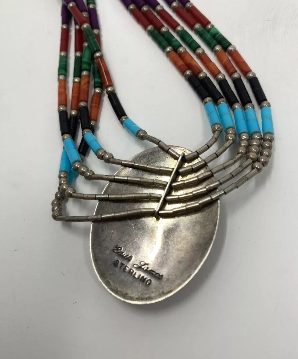 インディアン★Edith Jamesネックレス SILVER 箱（180） インディアン☆Edith Jamesネックレス 箱（180）