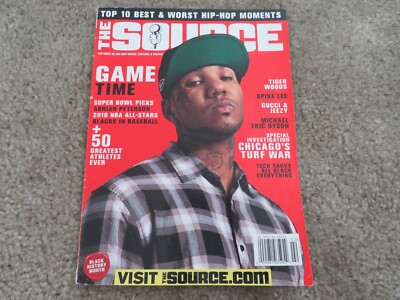 The Source magazine Rap The Game Tiger Woods Spike Lee Gucci Chicago Wars
