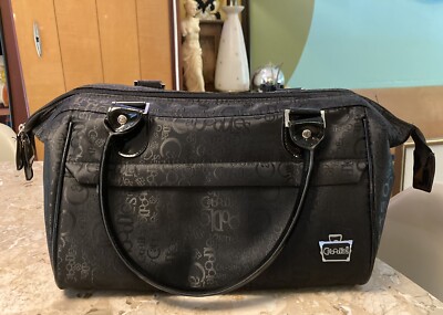 Caboodles ENVY Large Black Travel Makeup Case Large Bag Pink Polka Dot  Lining