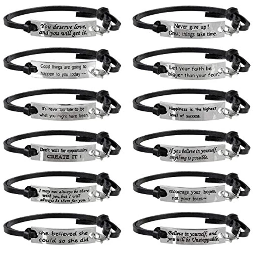 Inspirational bracelets bulk clearance