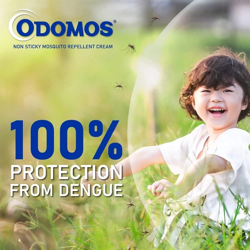 Odomo Non-Sticky Mosquito Repellent Cream With Vitamin E & Almond - 100 G - Picture 6 of 13