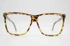 Vintage Glasses VINTAGE Made In FRANCE Brown Gold Oval Eyeglass Frame