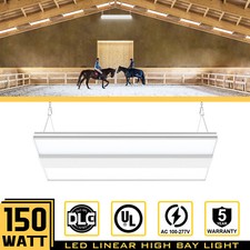 150 Watt LED Linear High Bay Shop Light Warehouse Commercial Garage Lamp 22500lm