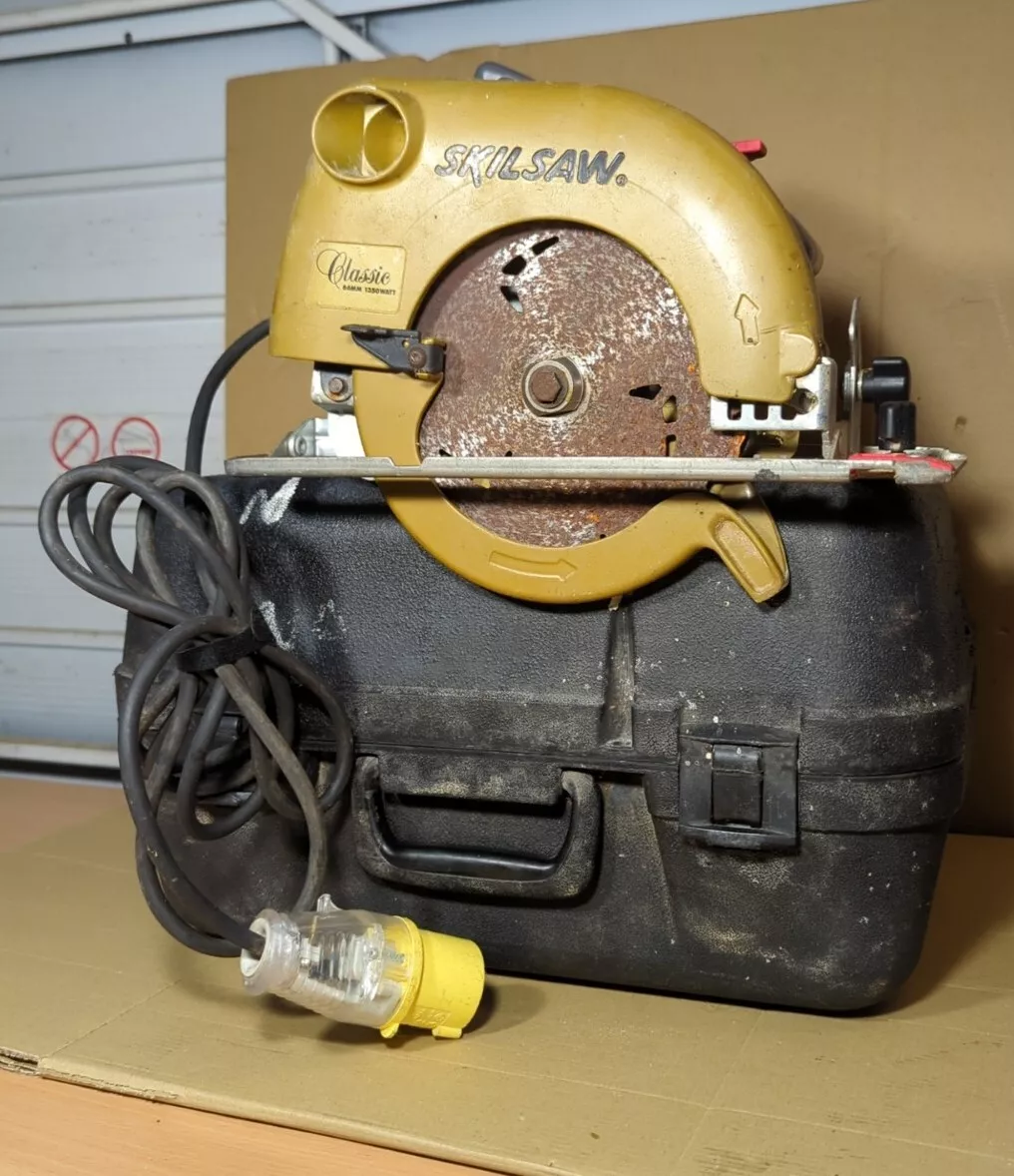 SKILSAW Classic 5466 Circular Saw 110V 190mm Blade Original Case Blade