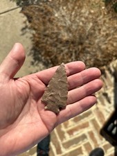 Kirk Cornernotch Arrowhead 2 7/8 Fort Payne Chert Pike Co Ohio Sam Williams COA