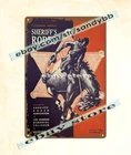 1959 Sheriff's Rodeo Los Angeles Coliseum metal tin sign bedroom wall art