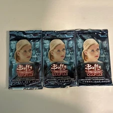 2003 Buffy The Vampire Slayer Season 7 Lot Of (3) Sealed Packs Of Trading Cards