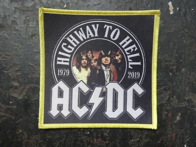 AC/DC Patch Hard Rock, Bluesrock, Rock  n  Roll Gold Border  66
