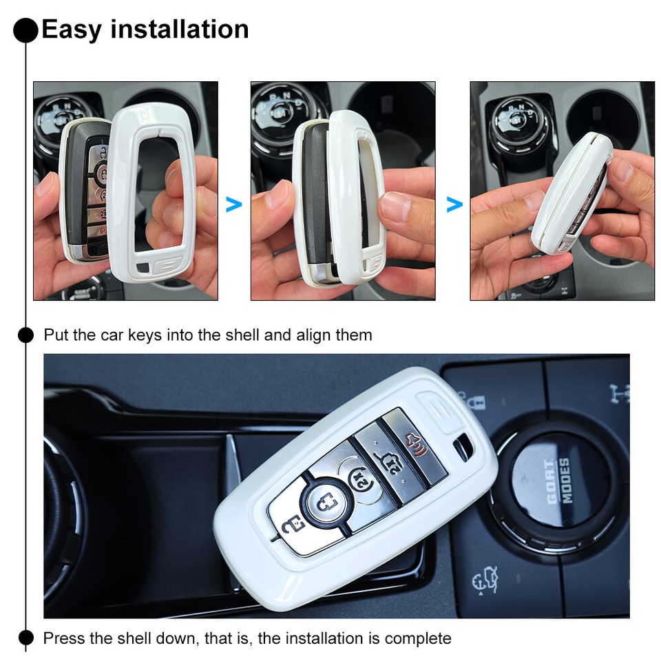 For Ford Bronco/Bronco Sport 20212023 Key Fob Cover Case Shell