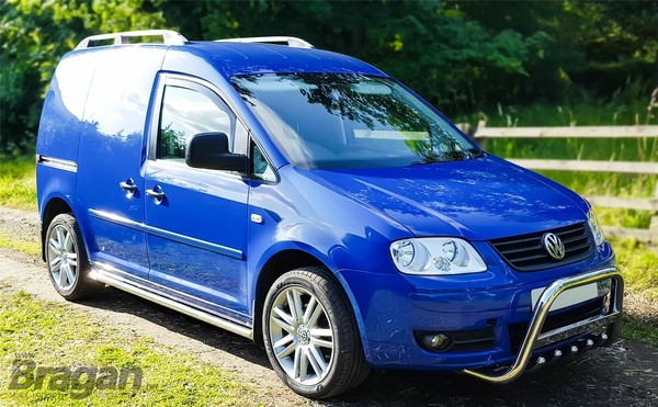 DachträGer QuerträGer Dachreling FüR Volkswagen Caddy 2004-2010 SWB Van-image