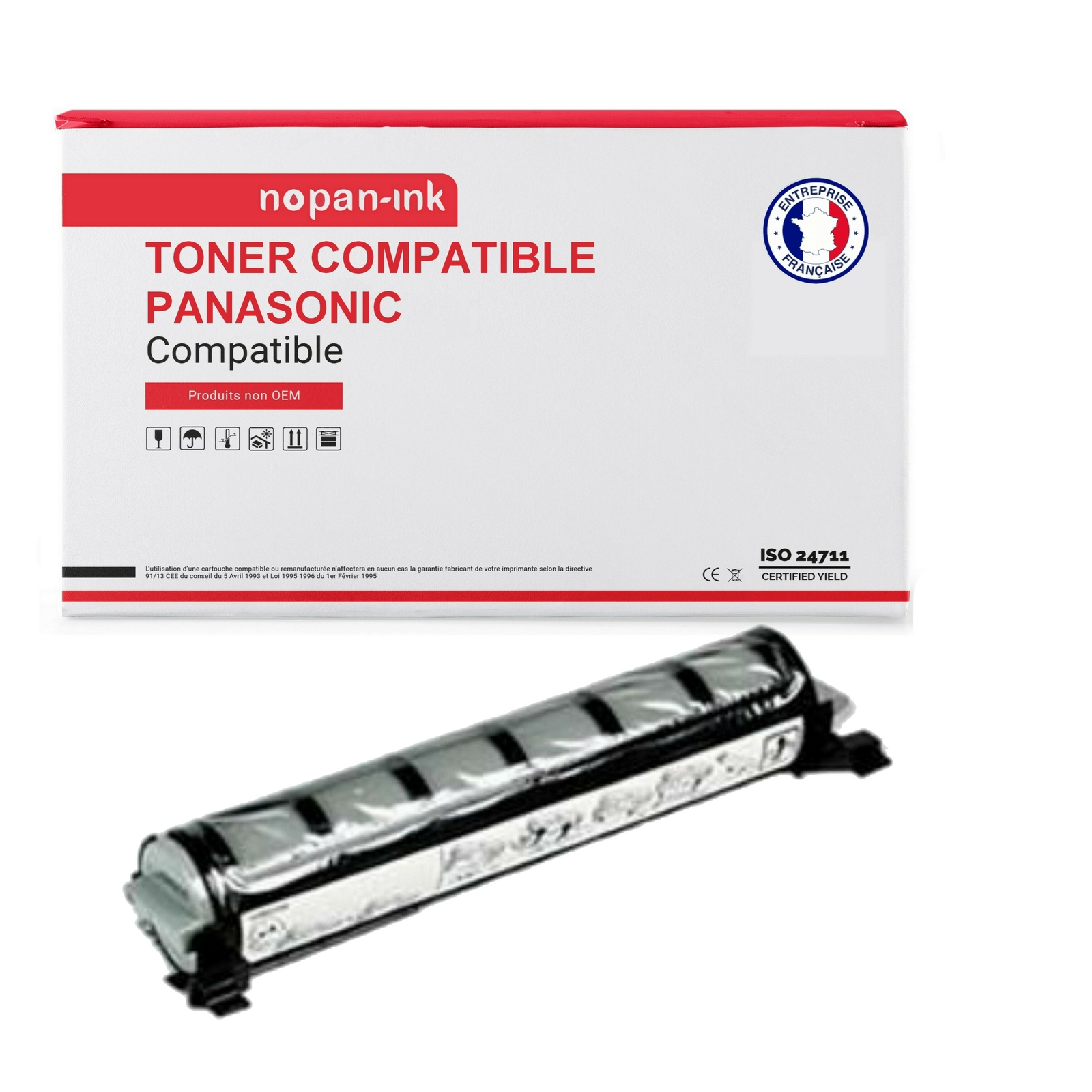 Toner KX-FAT92X compatible PANASONIC pour éviter les impressions pâles au bureau