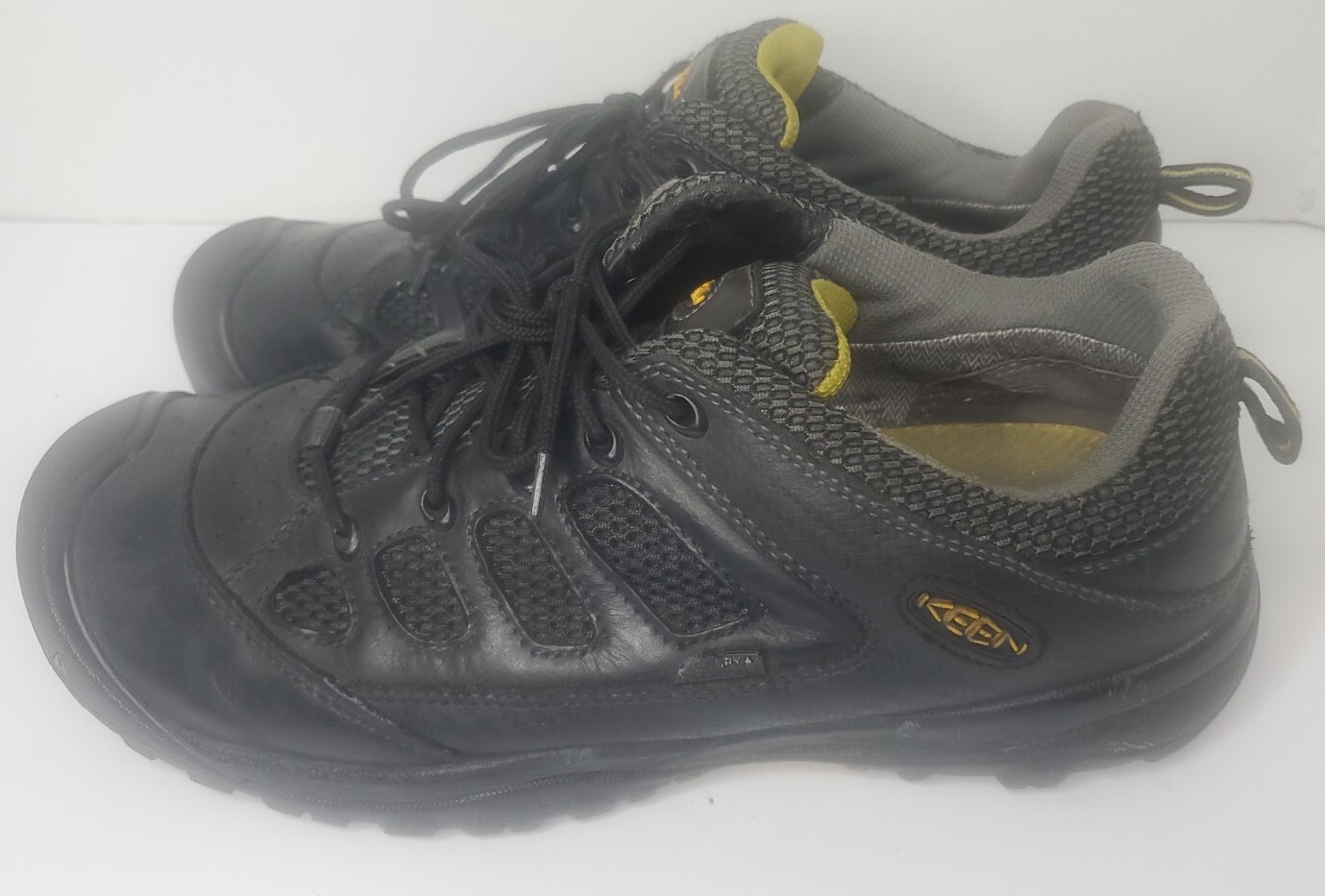 KEEN Scarpe da trekking resistenti all'acqua ASTM F2892 11 nere da uomo 11 5