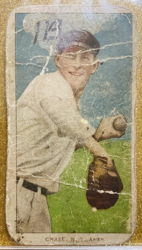 1909 11 T206 HAL CHASE THROWING EDITION POLAR BEAR BACK CGS 1.5 CSTORE RARE READ - Picture 5 of 7