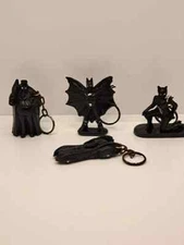 4 figures vintage keychain batman sonrics bootleg mexico