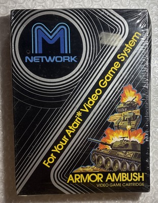 Armor Ambush SEALED NEW W/ Hang Tab- ATARI 2600- Some Box Damage