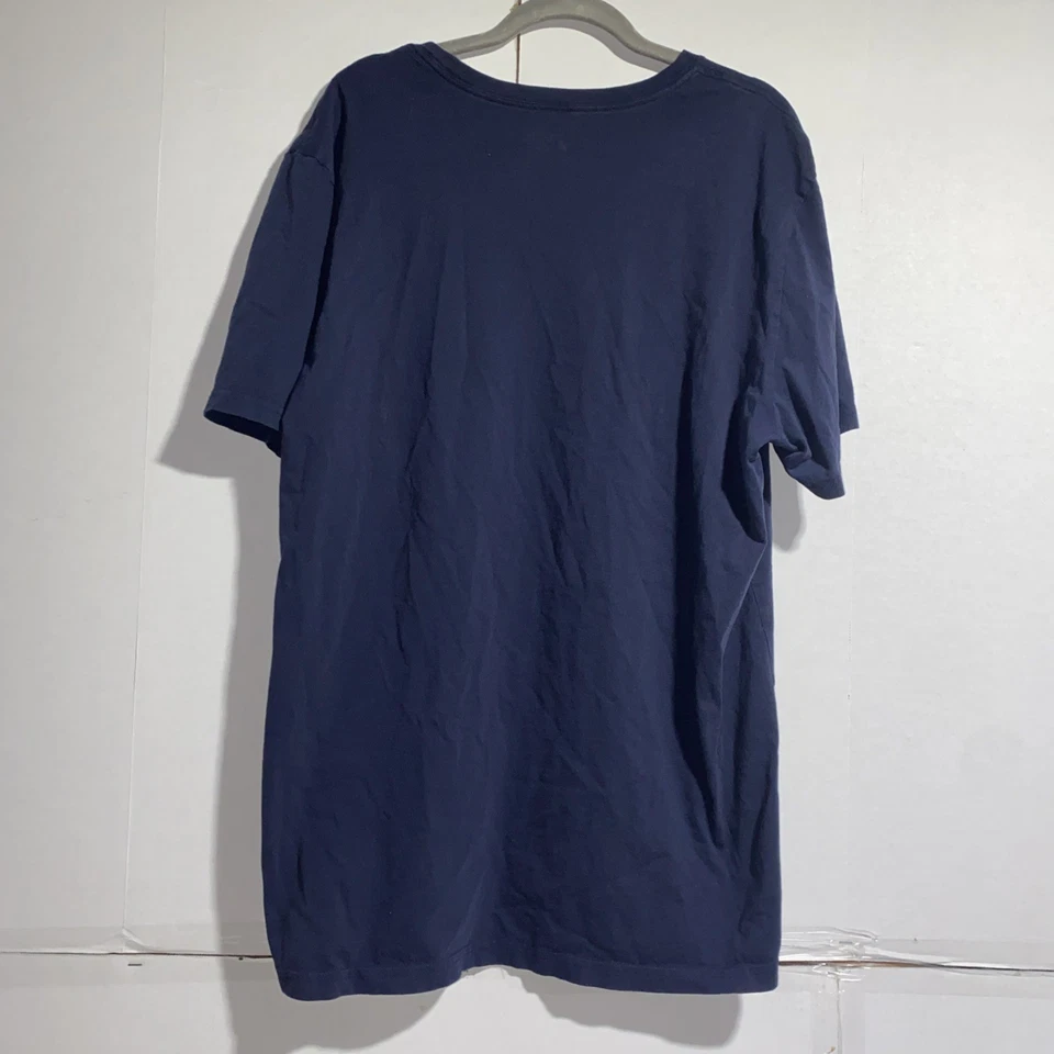 Camiseta EASTERN MOUNTAIN SPORTS Azul Marino Algodón Orgánico Talla XL Nueva Inglaterra Foto 4 de 4