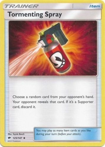 Pokemon - Tormenting Spray - 125/147 - Burning Shadows - NM/M