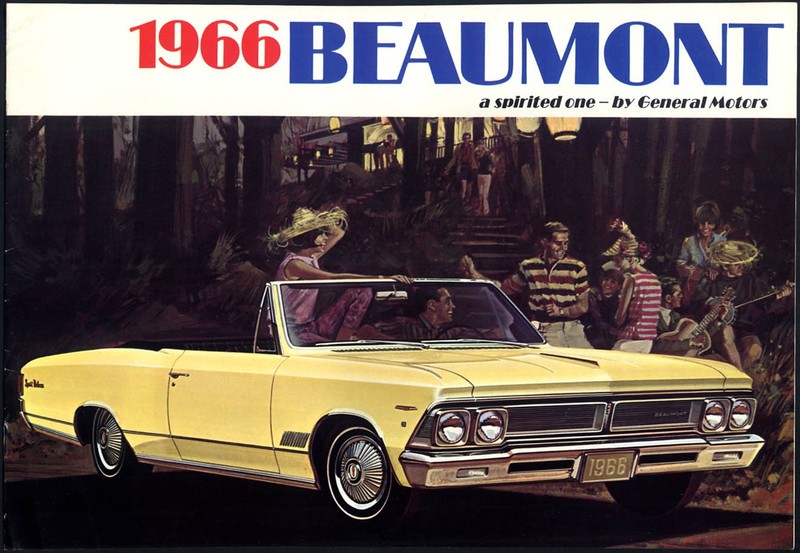 1966 Beaumont CANADA sales brochure Sport Coupe Custom [Chevelle clone]